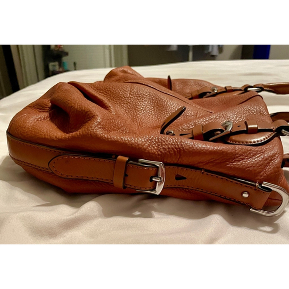 Lauren Ralph Lauren Leather Handbag in Camel brown - Picture 8 of 12